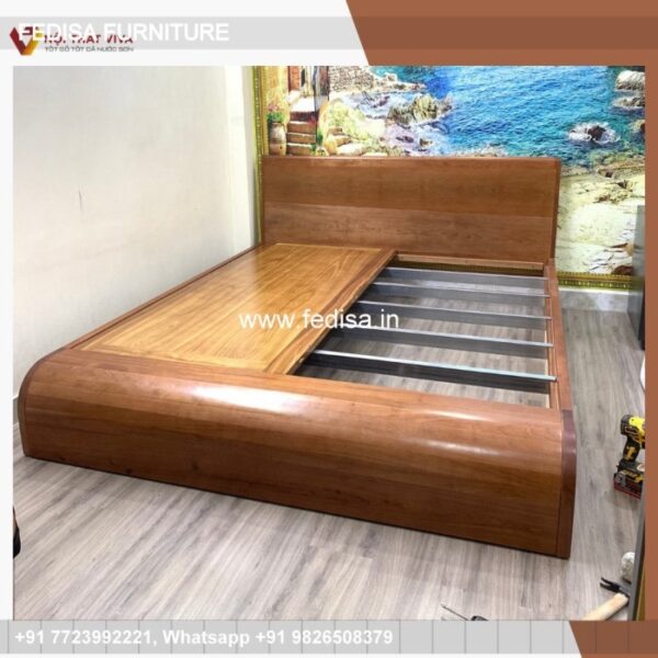 Wooden Bed Wooden Headboard Designs Dark Wood Dresser No-5258